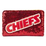 Loungefly Kansas City Chiefs Sequin Zip-Around Wallet