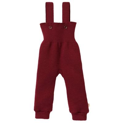 disana - Kid's Strick-Trägerhose - Overall Gr 86/92 rot Image