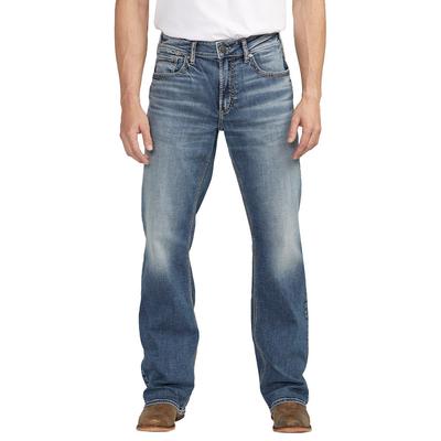 Silver Jeans Men's Zac Relaxed Fit Straight Leg Je...
