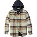 Carhartt Rugged Flex Flannel Hooded Chemise, brun, taille M