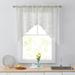 Home & Linens Lima Lace Sheer Kitchen Cafe Curtain Tiers for Small Windows, Kitchen & Bathroom