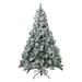 Flocked Somerset Spruce Artificial Christmas Tree - Unlit