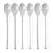 Knork Original Long Handle Iced Tea Spoon, 6 Piece Set, Matte Finish