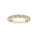 Charles & Colvard 0.77 Ct. T.w. Lab Created Marquise Moissanite Swirled Band In 14K Gold, Yellow