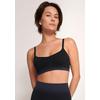 Bügelloser BH SLOGGI "EVER Infused Aloe P", Damen, Gr. M, N-Gr, schwarz, Single Jersey, Obermaterial: 68% Polyamid, 20% Polyester, 12% Elasthan, unifarben, casual, BHs, pflegend