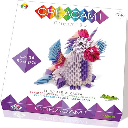 „Kreativset CARLETTO „“Creagami, Origami 3D Einhorn““ Kreativsets neutral, nicht definiert Kinder Bürobedarf Made in Europe“