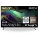 Sony BRAVIA, KD-55X85L, 55 Inch, Full Array LED, Smart TV, 4K HDR, Google TV, ECO PACK, BRAVIA CORE, Seamless Edge Design