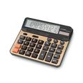 Desktop Calculator Extra Large 5 Inch LCD Display 12-Digit Big Button Giant Accounting Calculator, Battery & Solar Powered for Office Business Home