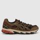 ASICS gel-sonoma 15-50 trainers in brown & black
