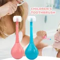 Brosse à dents pratique pour bébé outil créatif de soins bucco-dentaires gobelet durable et mignon
