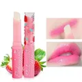 Strawberry Lip Blam Temperature Change Lip Balm Color Lipstick Lip Balm Change Lipstick Lip Care