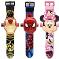 Disney kids' watches for Girls 3D Projection Princess Elsa Mickey Mouse Digital Watch Spiderman