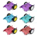 2WD Aluminum 2WD Car Education Toys New Alloy Car Chassis Smart Robot Car Chassis Smart Robot DIY