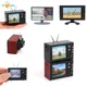 1pc 1/12 Dollhouse Mini Television Kids Pretend Play Toy Vintage TV Model Simulation Furniture Toys