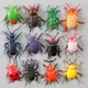 Simulation Animals Models 12PCS/set Insect Beetle Gecko Action Figures Plastic Model Collection Toy