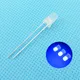 100pcs/lot F5 5mm Blue LED Round Light Emitting Diode Diffused Foggy Ultra Bright Lamp Bead Plug-in