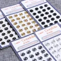 Mini boutons en métal pour vêtements beurre boucles à pression invisibles accessoires de couture