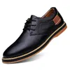 Männer Oxfords Echtes Leder Kleid Schuhe Brogue Lace Up Italienische Herren Casual Schuhe Luxus Marke Mokassins Faulenzer Plus Größe 38-48