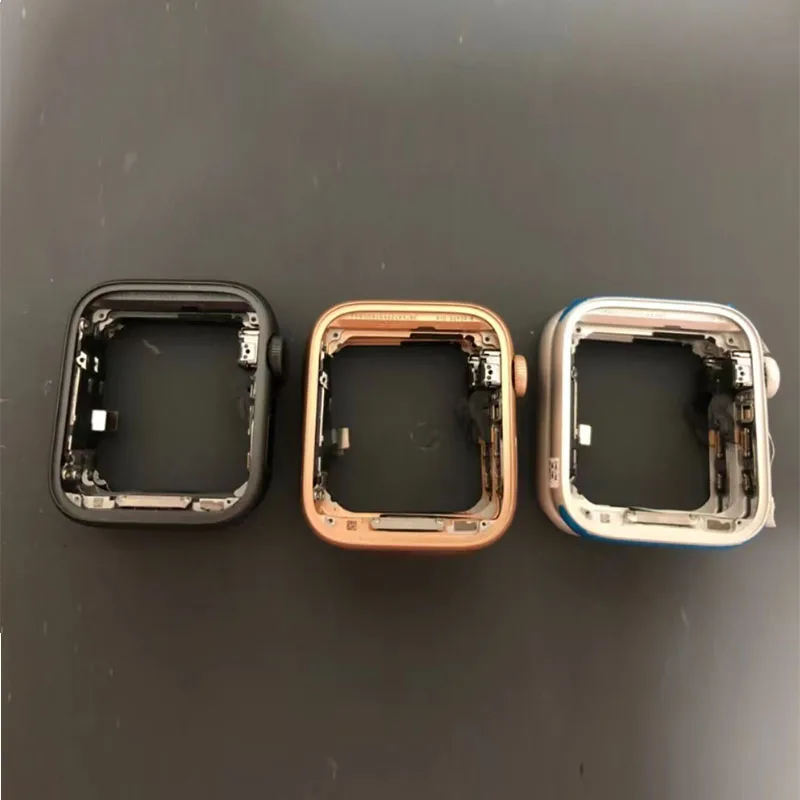 Mittel rahmen gehäuse mit digitaler Krone Power Button Lautsprecher Flex kabel für Apple Watch Serie 4 5 se 6 7 40 mm 44mm Image