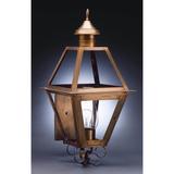 Northeast Lantern Boston 25 Inch Tall 3 Light Outdoor Wall Light - 1011-AC-LT3-CLR