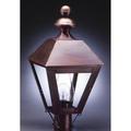 Northeast Lantern Boston 26 Inch Tall 3 Light Outdoor Post Lamp - 1123-AB-LT3-CLR