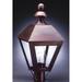 Northeast Lantern Boston 26 Inch Tall 3 Light Outdoor Post Lamp - 1123-AB-LT3-CLR