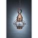 Northeast Lantern Onion 15 Inch Tall Outdoor Hanging Lantern - 2512-DB-MED-CSG