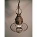 Northeast Lantern Onion 13 Inch Tall Outdoor Hanging Lantern - 2522-AC-MED-OPT