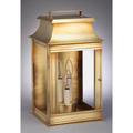 Northeast Lantern Concord 16 Inch Tall 3 Light Outdoor Wall Light - 5631-AB-LT3-SMG