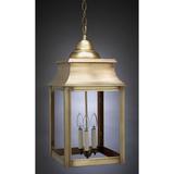 Northeast Lantern Concord 24 Inch Tall 3 Light Outdoor Hanging Lantern - 5652-DB-LT3-CLR