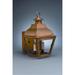 Northeast Lantern Stanfield 13 Inch Tall Outdoor Wall Light - 7611-AB-MED-SMG