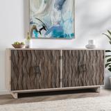 Anton 4-Door Sideboard Buffet by Kosas Home - 78Wx18Dx36H