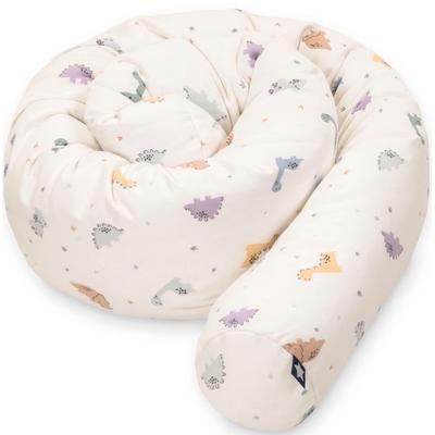 Nestchenschlange JULIUS ZÖLLNER "Jersey, Dinos", bunt (little dinos), Obermaterial: 100% Baumwolle. Füllung: 100% Polyester, Bettnestchen, Made in Germany Image