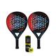 Dunlop Rapid Padel Racket Twin Set - Includes 2 x Padel Rackets & 3 Padel Balls