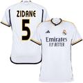 adidas Real Madrid Home Zidane 5 Shirt 2023-2024 (Legend Printing)