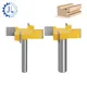 CNC Router Bits for Wood T Slot Cleaning Bottom Router Bit Wood Surface Milling Cutter Set Router