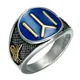 Retro fashion Hip Hop Punk Oriental Chinese Character Fire Men's Ring jewelry party jewelry