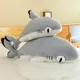 130cm Cute Soft Shark Cat Plush Toys Office Nap Stuffed Animal Pillow Home Comfort Cushion Christmas