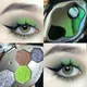Girlcult Cyber Chatty Four-Color Eyeshadow Palette Laser Solid Eye Shadow Honey Chameleon Blue