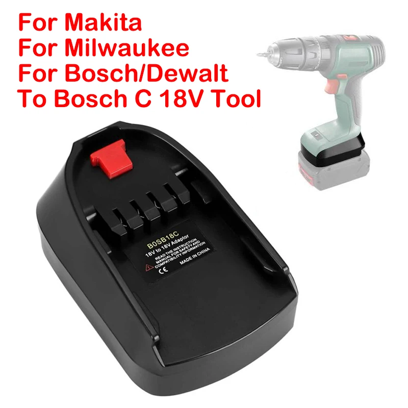MT18BSC DM18BSC BOSB18C für Makita/Dewalt/Bosch/Milwaukee Li-Ionen-Akku für Bosch C-Werkzeug. Ersetzen Sie den 18 V grün-blauen Adapter