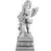 28.75" Cherub Angel Standing on Pedestal Outdoor Garden Statue