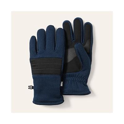Eddie Bauer Men's Radiator Fleece Gloves - Medium Indigo - Size S/M