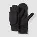 Eddie Bauer Mount Hood Convertible Fleece Gloves - Black - Size S