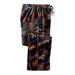 Men's Big & Tall Novelty Print Flannel Pajama pants by KingSize in Gingerbread Man Plaid (Size 3XL) Pajama Bottoms