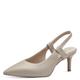 s.Oliver Damen Slingpumps Spitz mit Stilettoabsatz, Beige (Light Taupe), 42