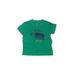 Carter's Short Sleeve T-Shirt: Green Tops - Size 9 Month