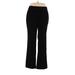 Laura Ashley Dress Pants - High Rise Boot Cut Boot Cut: Black Bottoms - Women's Size 12 Petite