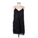 H&M Casual Dress: Black Stars Dresses - Women's Size 8
