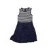 Tommy Hilfiger Dress - A-Line: Blue Stripes Skirts & Dresses - Kids Girl's Size 10