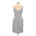 Isaac Mizrahi for Target Casual Dress - Mini Plunge Sleeveless: Black Dresses - Women's Size 8